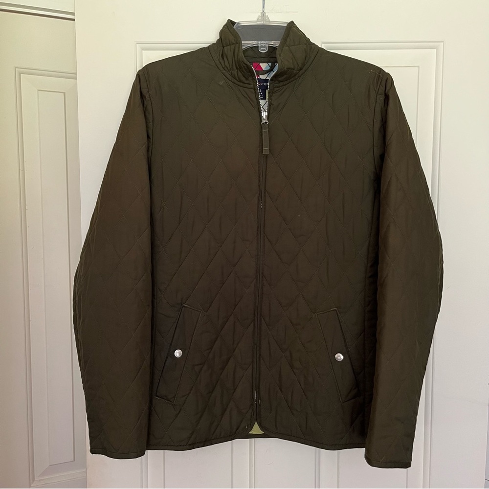 Lands' End Quilted Jacket S Gem